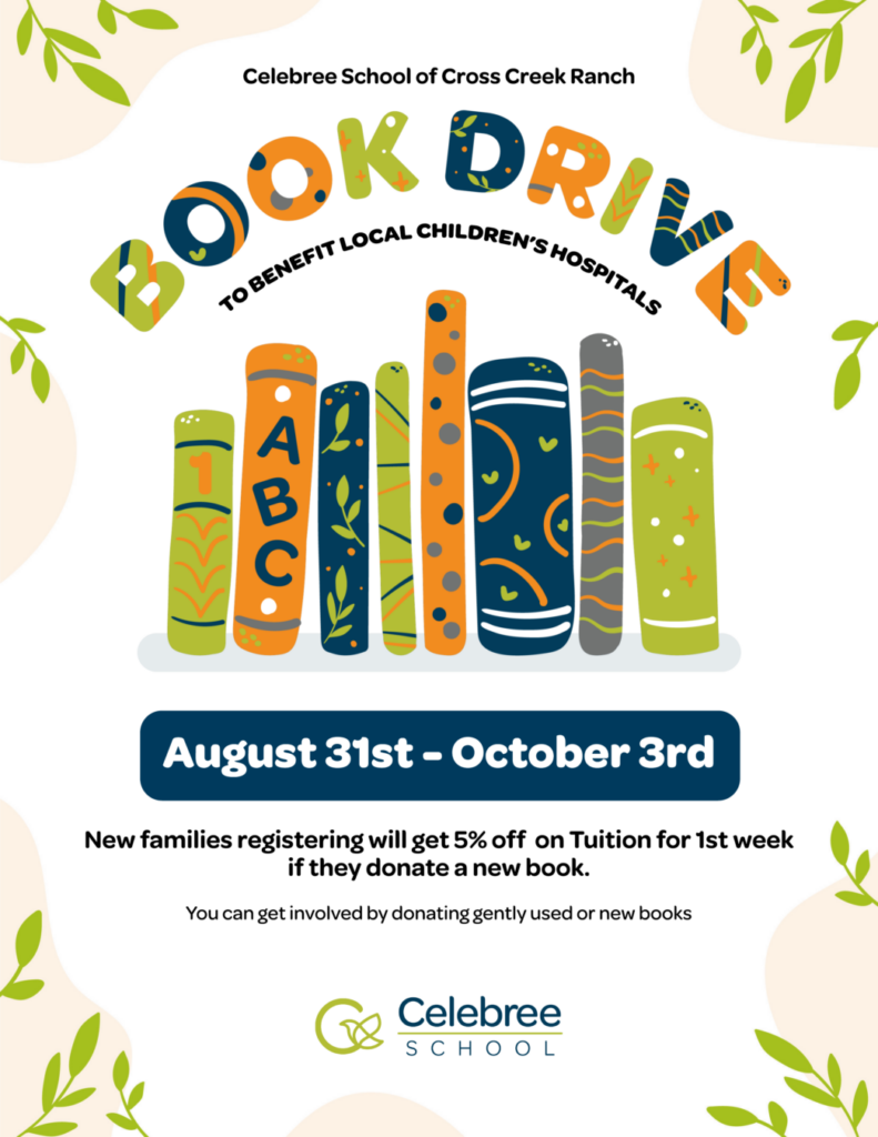 We are having a book drive to benefit local children's hospitals from now through October 3rd.