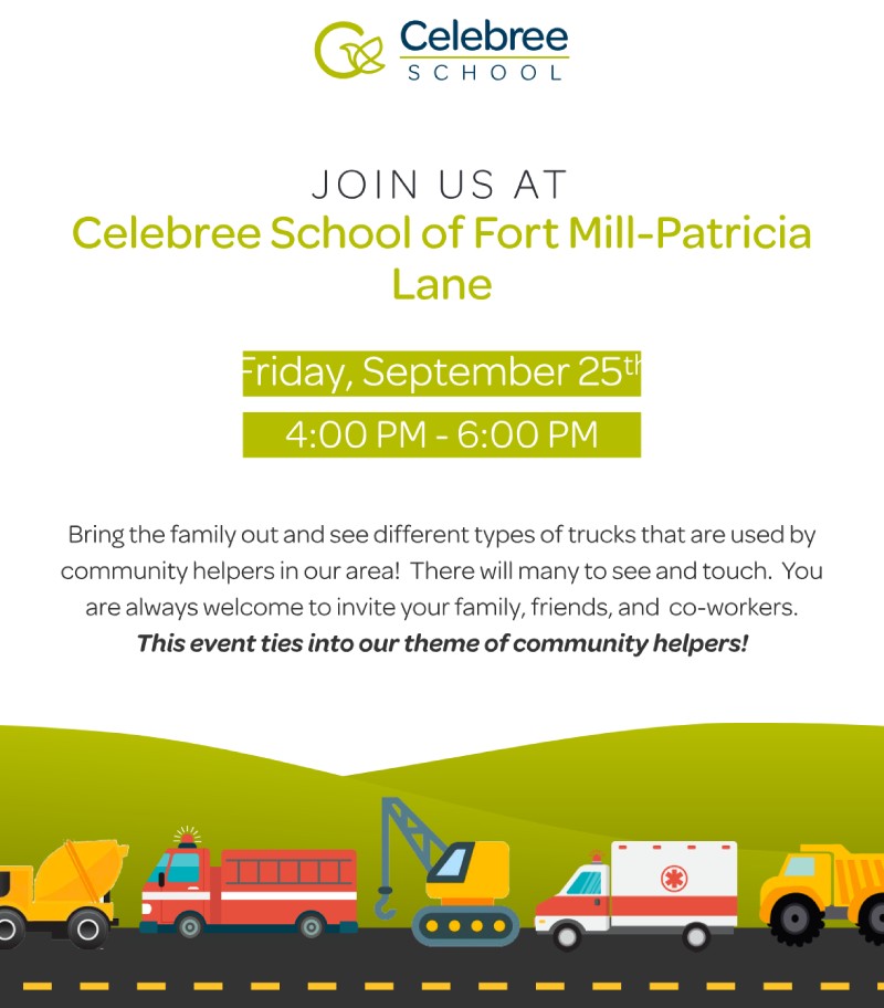 Click on this pop up to learn more about our Touch a Truck event