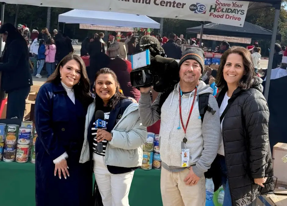 Celebree School Owner and School Director with ABC 13 Crew