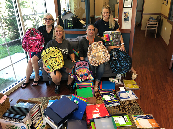 Maryland Celebree school donates school supplies to children and families in need