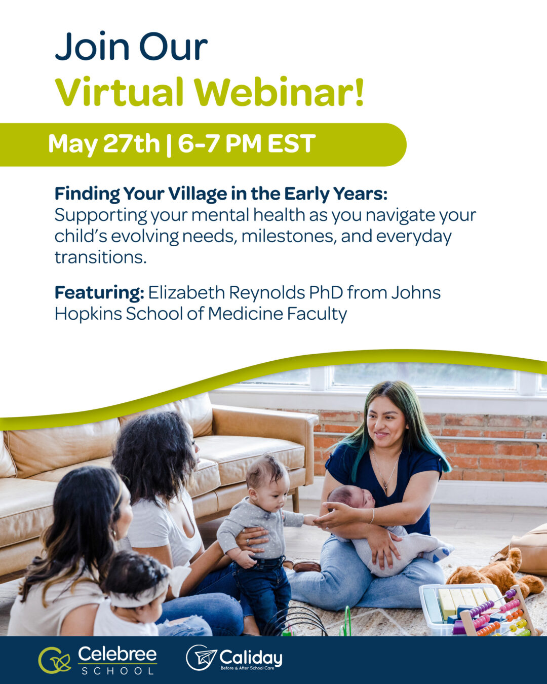 Real World Parenting Discussions Webinar Flyer, Half Sheet, Social Image, Teams Banner