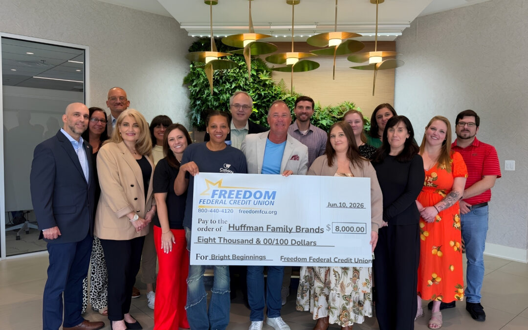 Freedom Federal Credit Union Awards $8,000 Through Bright Beginnings Grant Program